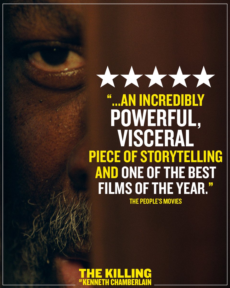 A shocking true story told with depth and compassion. 
<a href="/KillingofKCFilm/">The Killing of Kenneth Chamberlain</a> <a href="/thepeoplesmovie/">The People's Movies</a> 
amzn.to/3smeazx