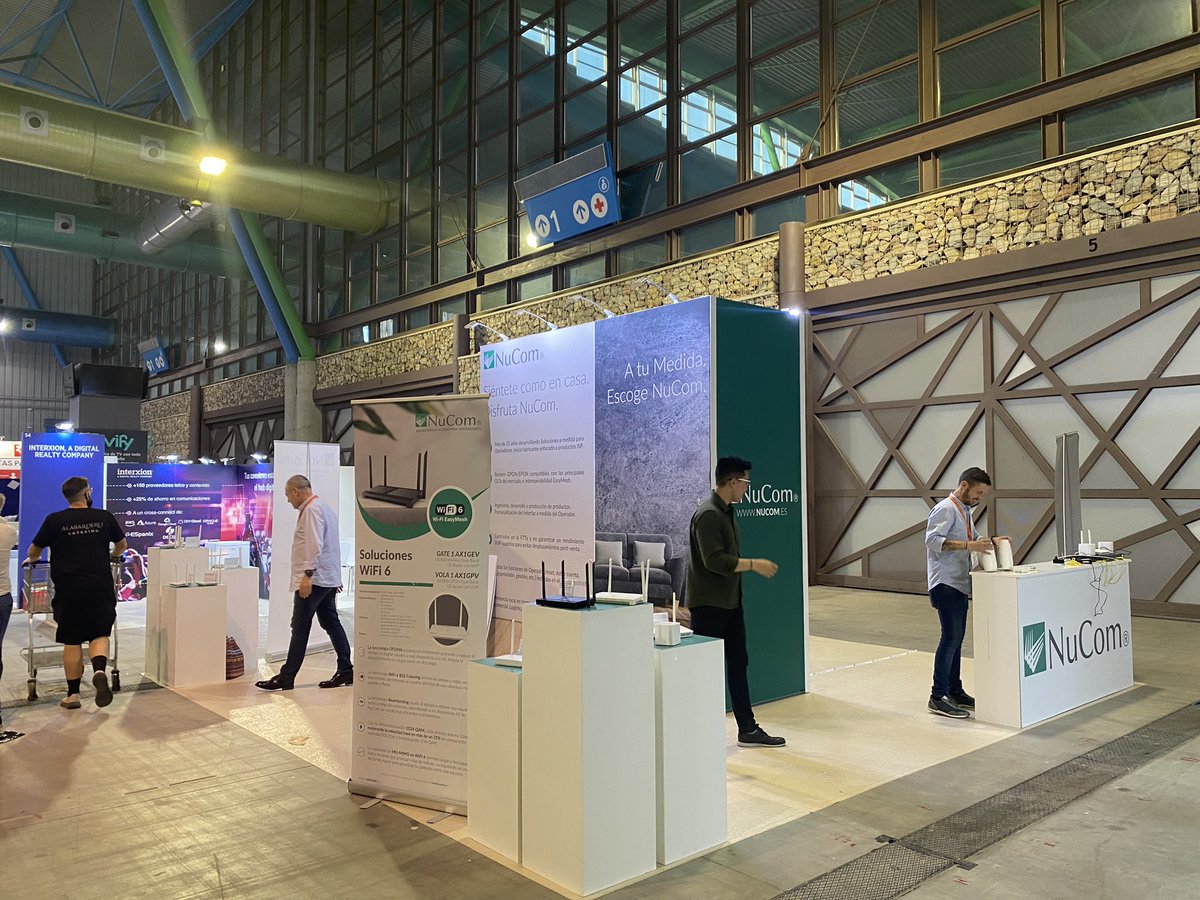 NuComSocial's tweet photo. Casi listos para recibiros a todos mañana en la XV Feria Tecnológica @aotec_es 
¡Os esperamos! https://t.co/kUotXF3QkY