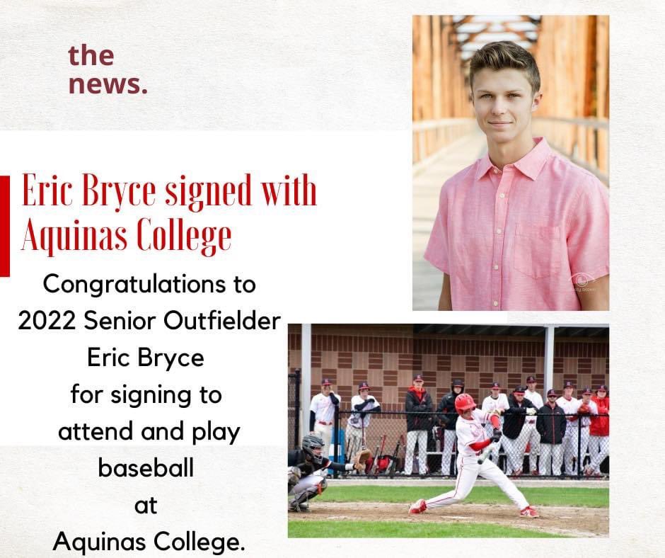 GreatLakesBall's tweet image. Congratulations to Great Lakes 18U Eric Bryce on signing his letter of intent to play baseball at Aquinas College!
@eric3bryce 
@AQBaseball 
@BaseballLowell