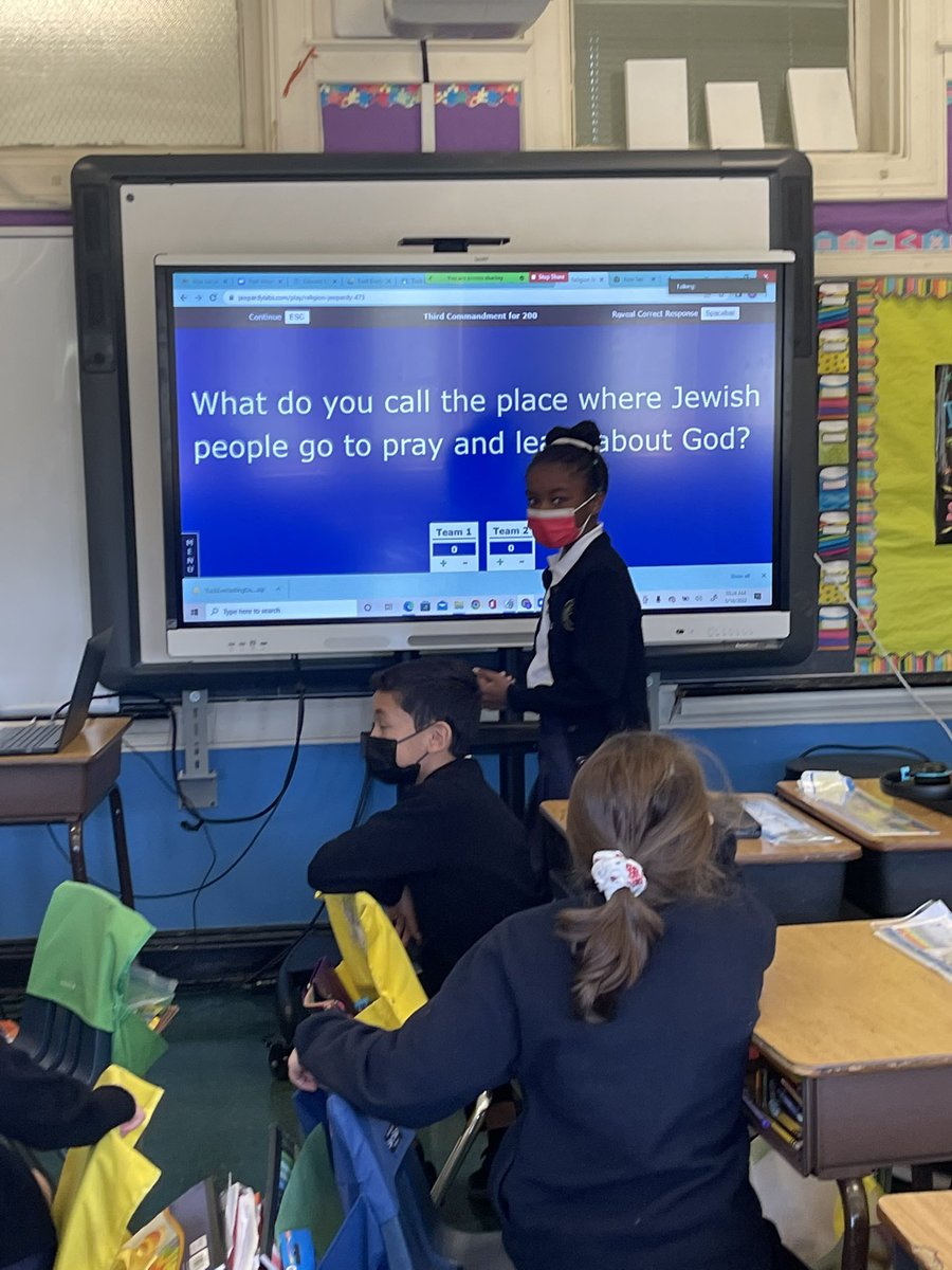 MrsSchmid_ICS's tweet photo. Religion Jeopardy! @icschool_online https://t.co/guvo3Lbo5I