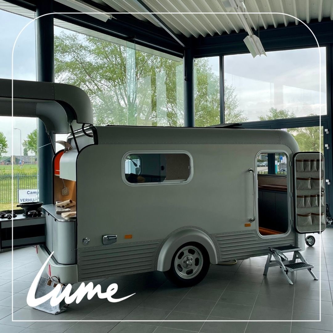 LumeTraveler's tweet photo. Today marks the start of a new adventure for LUME Traveler and Camper-n-Joy.

With the LT360 No.1 in the CNJ showroom we offer the joy and freedom of a caravan with the luxury and comfort of a hotelsuite.

Come and see for yourself at @Campernjoy1 in #Deurne, the Netherlands. https://t.co/7U8u7PdaXH