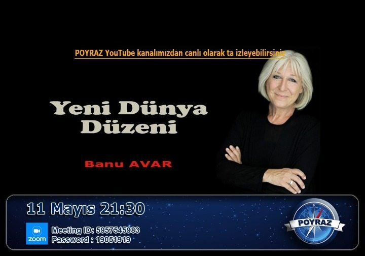 Yarın saat 21.30'da "Yeni Dünya Düzeni" konulu Zoom toplantısının konuğuyum. Beklerim... Toplantıyı POYRAZ YouTube kanalından canlı olarak da izleyebilirsiniz.
Zoom Bağlantısı: ataturk-at.zoom.us/j/5957545983?p…
POYRAZ YouTube kanalı: youtube.com/channel/UCKedk…