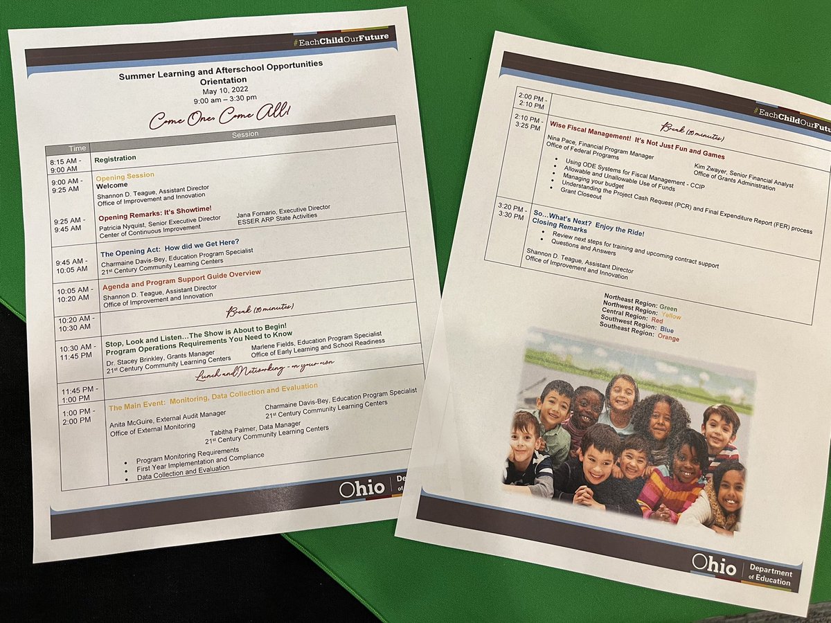 Shann_Teague's tweet photo. Summer Learning &amp; Afterschool Opportunities Kickoff &amp; Orientation w/ 161 community orgs. These groups represent those awarded to meet the academic &amp; social needs of students who have suffered learning loss due to the pandemic. Come One, Come All!  @OHEducation  @OhioAfterschool https://t.co/iKrd2Qab5l