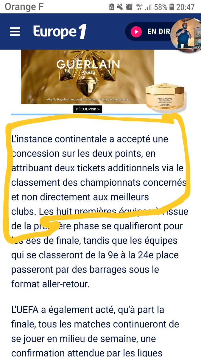 AdamMolossi's tweet photo. @TobiasMolossi c'est vraiment pas pour faire de la polémique mais je crois que les qualifiés dans le nouveau format reste les clubs ayant fait une bonne saison dans leurs championnats https://t.co/h5kJGH11f0