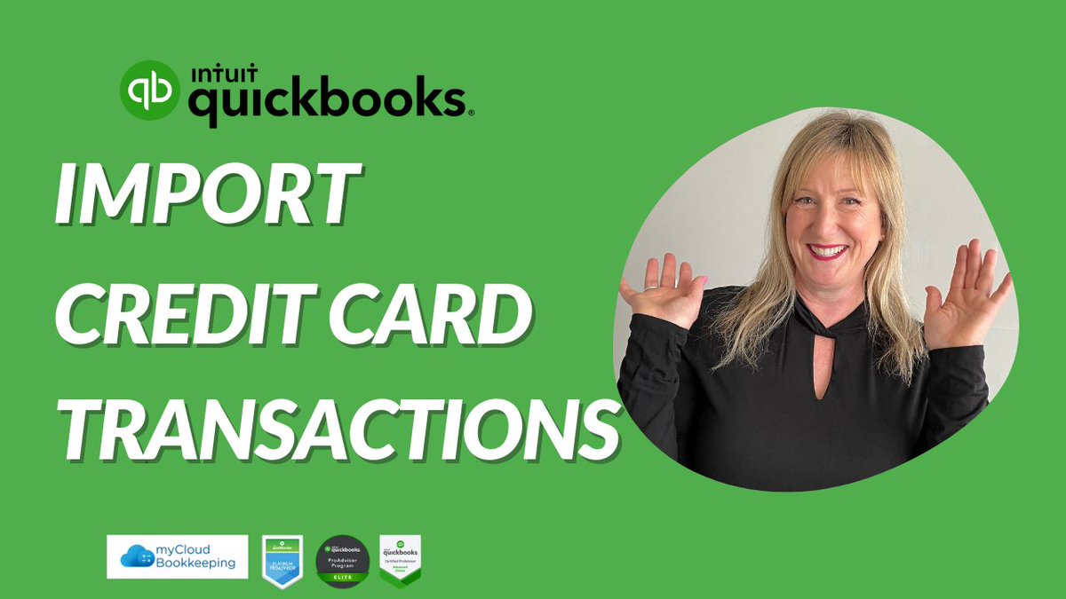 mycloudbooks's tweet photo. How to Import Credit Card Transactions into QuickBooks Online. In this video, I walk you through the steps and show you some pitfalls to avoid. https://t.co/1AvYNqmgSL

#quickbookstraining #quickbooks #quickbooksonline #creditcard #bankconnection #transactions #quickbooksexpert https://t.co/JTQjFGC7hg