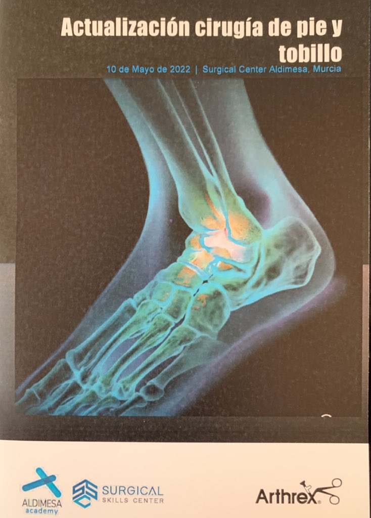 Hoy día de formación, curso avanzado de Arthrex en artroscopia de pie y tobillo. Instalaciones de <a href="/aldimesa/">Aldimesa.Academy</a> increíbles. Profesorado excelente: Dr J. Carrillo, Dr. A. Aparicio, Dr. R. Díaz <a href="/DrRodrigoDiaz/">Dr RODRIGO DÍAZ MD PhD FEBOT</a> y Dr. J.P. García. Muchas gracias a todos.