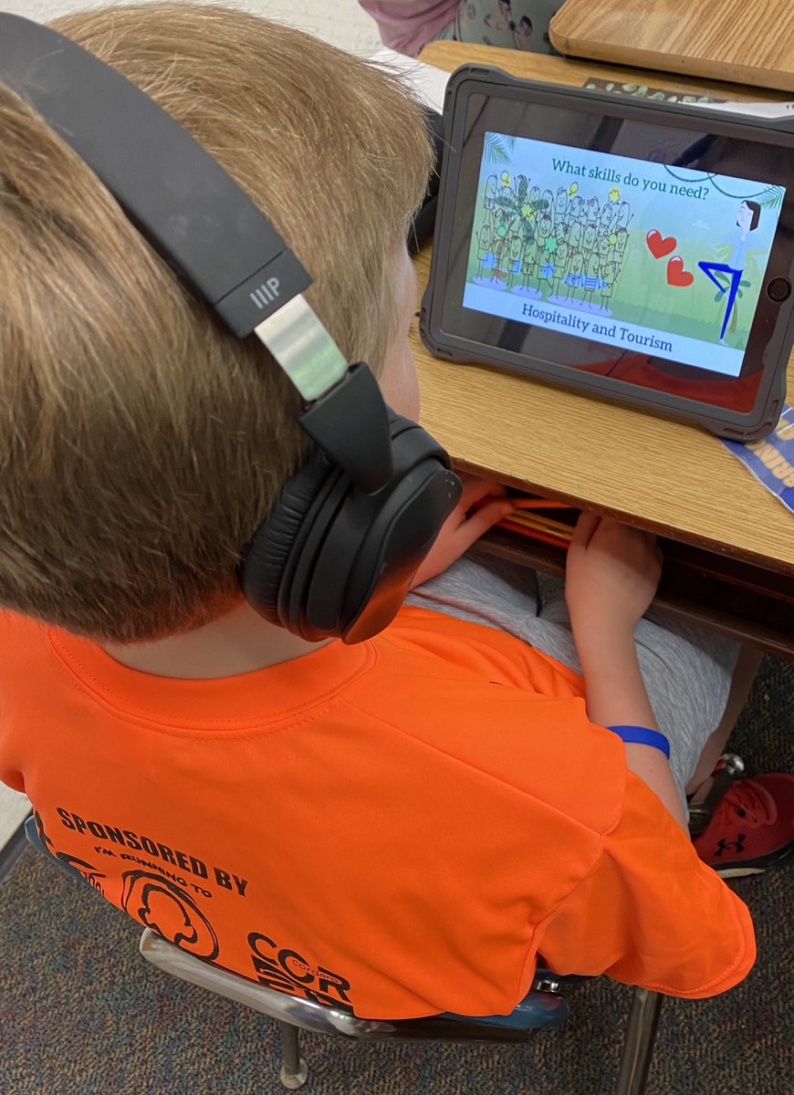 Exploring Virginia Wizard in 3rd grade! This app introduces students to the career clusters and gets them to start thinking about the future! <a target='_blank' href='https://t.co/DJwYiiqMQr'>https://t.co/DJwYiiqMQr</a>