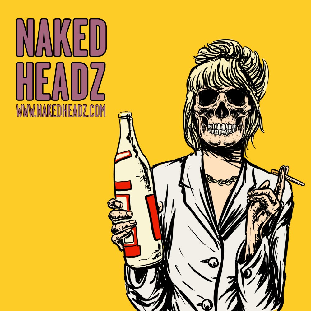 Naked Headz NFTs are about to light up and pop dat bottle 🍾
Mint with caution 😏😵‍💫

Enter the allowlist raffle >> linktr.ee/nakedheadz