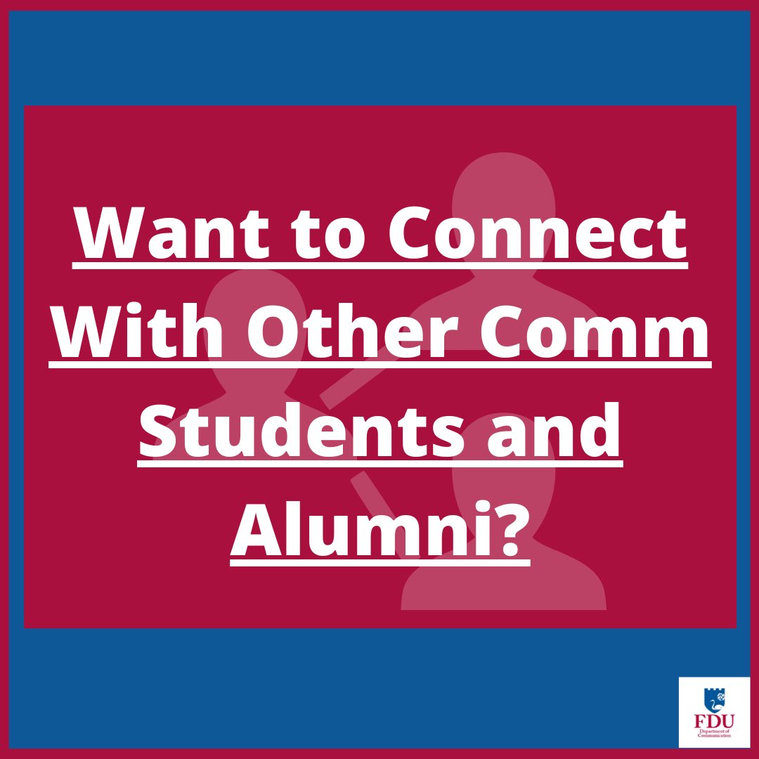 fducomm's tweet photo. Connect with FDU Comm Expand your LinkedIn Network!

FDU Comm on LinkedIn:
 https://t.co/1SmpSeXJ1p
FDU Communication Students &amp; Alumni Group: https://t.co/CzTLAtD9wF https://t.co/eZxCzZXOEE