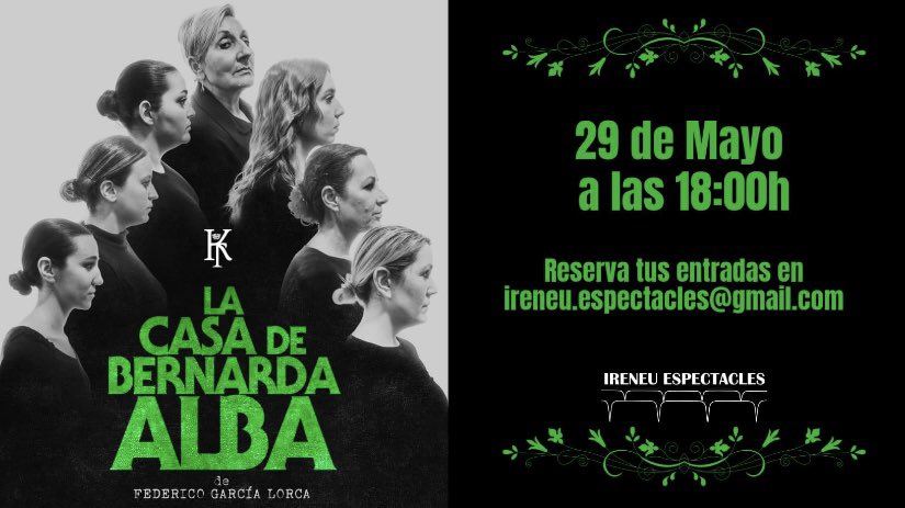 aaguedagarrido's tweet photo. ¡No queda nada! No os podéis quedar sin vuestra entrada✨ https://t.co/JvuFo4xIGD