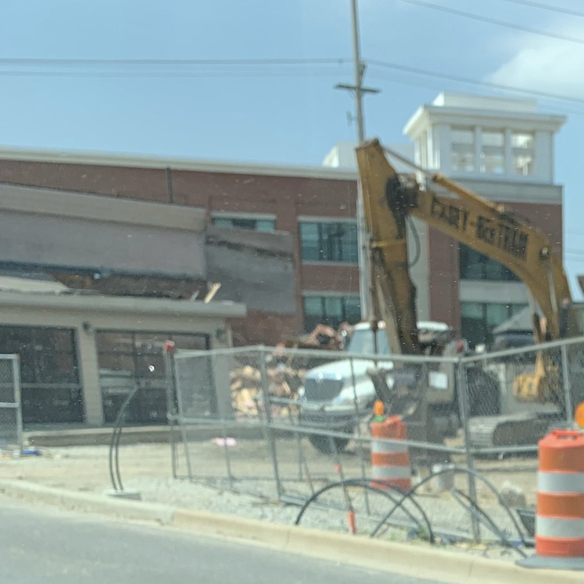 JimCerone's tweet photo. @FishersIN Remember when you said this? “In an emailed statement to IndyStar City of Fishers spokeswoman Ashley Elrod said the city will work with developers to ensure the building remains a cornerstone of the project.” https://t.co/Srt3nmLfqL