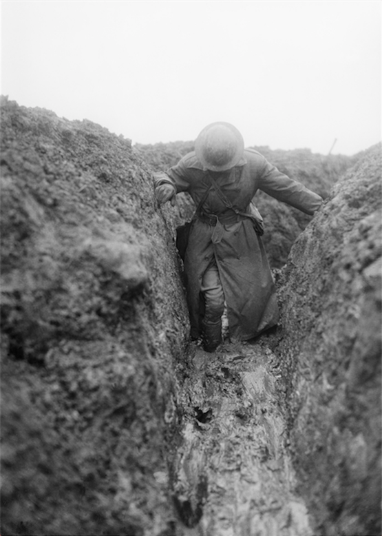 Charles Bean (Australian war correspondent) 
Trenches near Gueudecourt in France, Winter 1916.
#warcorrespondent #CharlesBean #WWI #France #c1916 #History