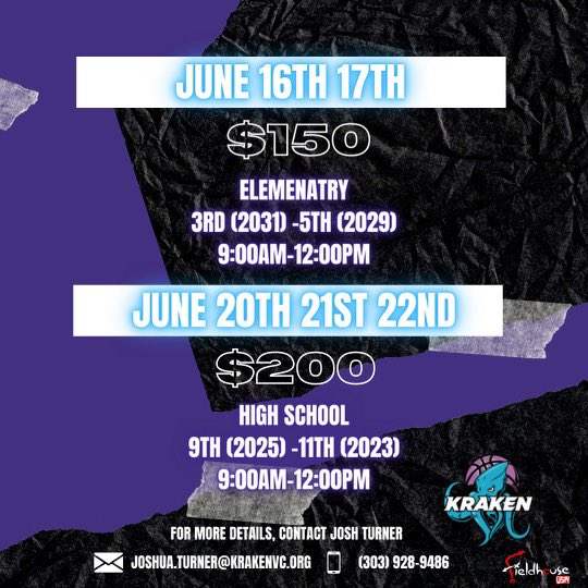 eross1521's tweet photo. 🏀BASKETBALL CAMP🏀

We have multiple camps for each age group. 

These ones are specifically for boys but we will be getting girls camp dates out soon!

🚨Register Here🚨
https://t.co/yx0GKTchjp

Strength and Conditioning: Jeff D Hampton

Basketball skill work: Elijah Ross https://t.co/LTRT6uc5Gt