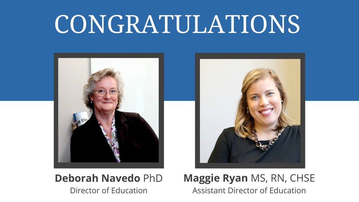 Congratulations to <a href="/DebNavedo/">Deb Navedo, PhD</a> and <a href="/MaggieRyanMS/">MaggieRyan</a>! Their work on #simulation was published in "Defining Excellence in Simulation Programs, 2nd Edition" under "Continuum of Care". We are excited to see another achievement from STRATUS team members! <a href="/BrighamBEI/">Brigham Education Institute</a> <a href="/BrighamWomens/">Brigham and Women's Hospital</a>