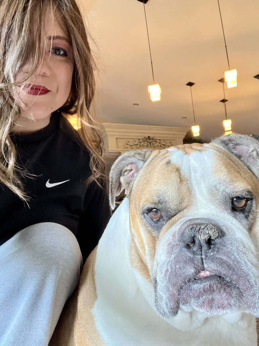 AndriaFinau's tweet photo. Just me and my business partner… knocking out zoom calls this morning. 😂🤣🐶🐾🤙🏽♥️
#MaxCooper #Zoom #AlwaysFindTheLight #AFTL https://t.co/T97LgvcIxH