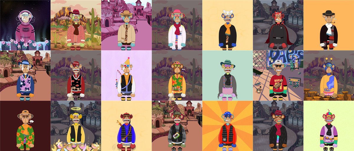 crypartists's tweet photo. Check our hot new #NFTCollection - DAPES Floss Club. 
A collection of 10,000 Dancing Ape GIFs generated from beautiful and innovative art work created by #NFTArtist reflecting the story of mysterious Apeland

Launching Soon! 
#NFTProjects #NFT #Crypartists
https://t.co/1SsENe8NRy https://t.co/8YP9qJQuzC