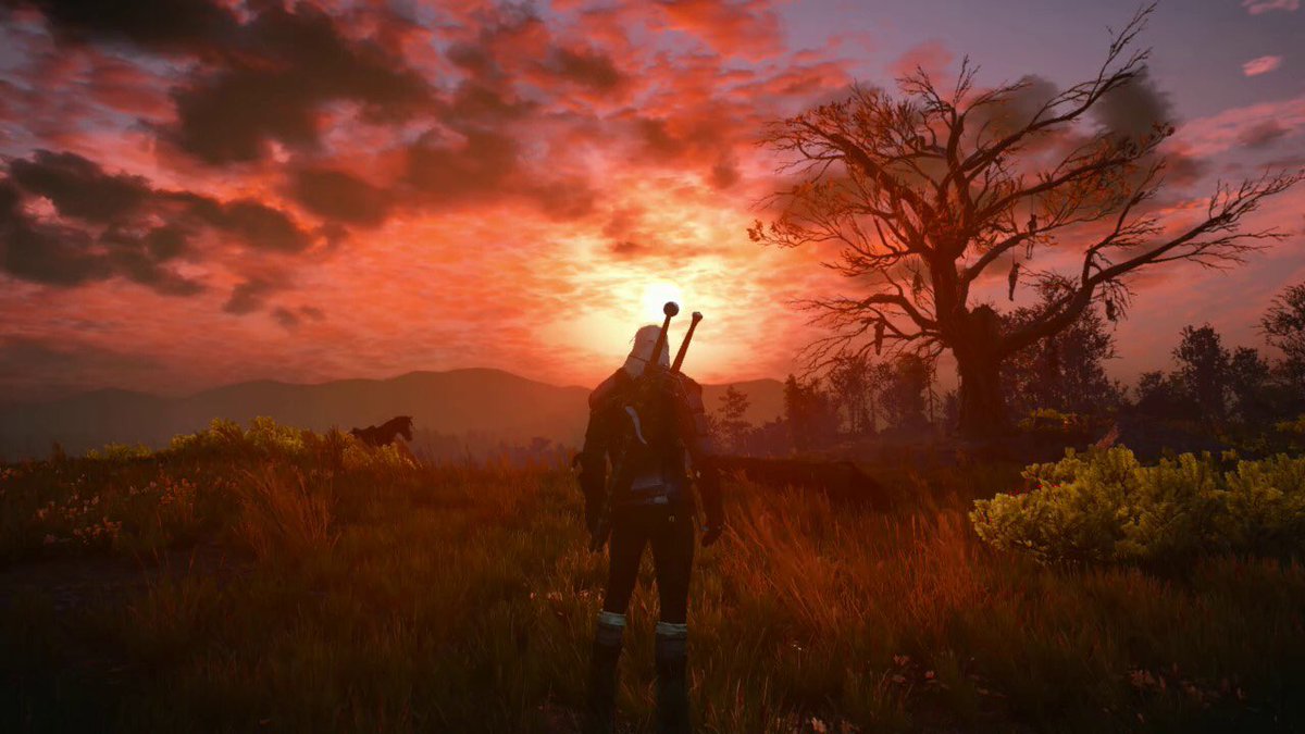 awseswes's tweet photo. للأن لعبة #TheWitcher3WildHunt تبهرني بصرياً لدرجة تتمنى تعيش بعالمها الساحر و الجميل جداً ، لعبة بمثلها أصدمتني جداً ، كيف قدمت لي تجربة لا تُنسى في عام 2015 حتى هذه اللحظة يتم ذكرها بين اللاعبين مع أمنيات  عودتها في هذا الجيل تستحق بجدارة ♥️♥️ https://t.co/KLvimPYdAA