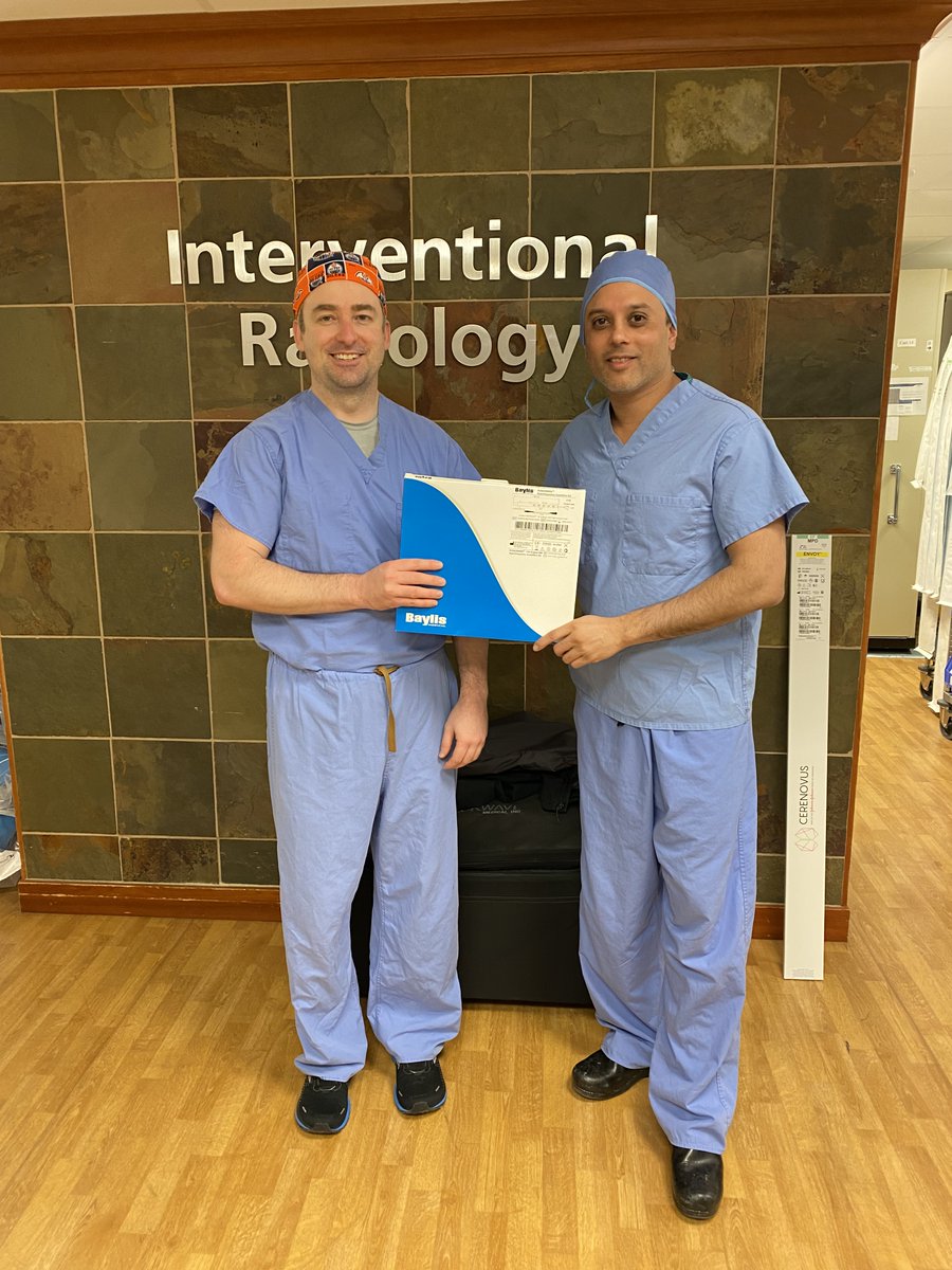 BaylisMedTech's tweet photo. Congratulations to Dr. Jay Patel, Dr. Marek Siorek and team in Sioux Falls, SD on a successful case with use of the PowerWire® RF Guidewire! Before use, consult IFU: https://t.co/ltw6O1Uf2K
#IRad #PowerWire https://t.co/vaCZuKypaB