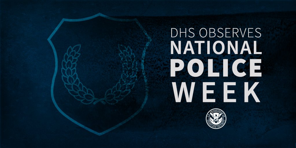 DHSgov's tweet photo. #WeAreDHS: Every day, our agents and officers of the @SecretService protect our nation’s leaders. Did you know they also help investigate financial and cybercrimes? This #PoliceWeek, we’d like to thank them for their dedication and service and for keeping our nation safe. https://t.co/WBS1t7RcqE