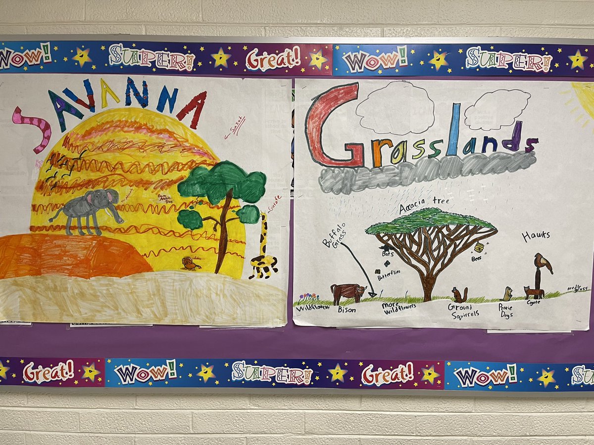 MrsDunneback's tweet photo. One of my favorite part of being in the school buildings is seeing the students’ artwork. It’s a great day to be a SW Bulldog! #BeEvergreen https://t.co/LNpedicucH