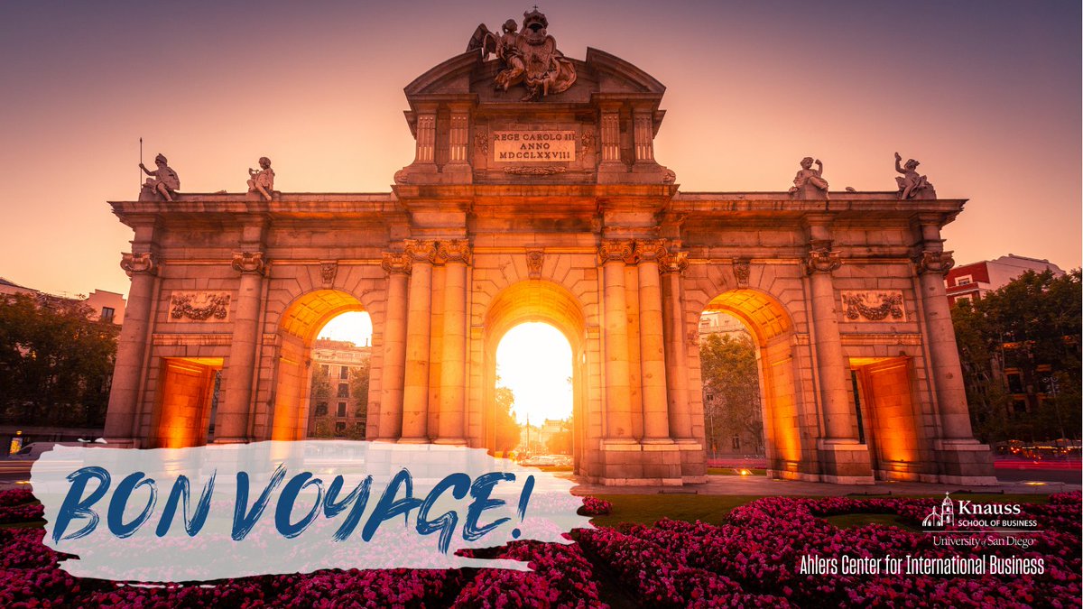 After a very long wait, the Ahlers Center wishes our MBA students a safe journey to Madrid as they continue our long standing tradition of the graduate study abroad experience. #studyabroad #internationalbusiness #AhlersCenter