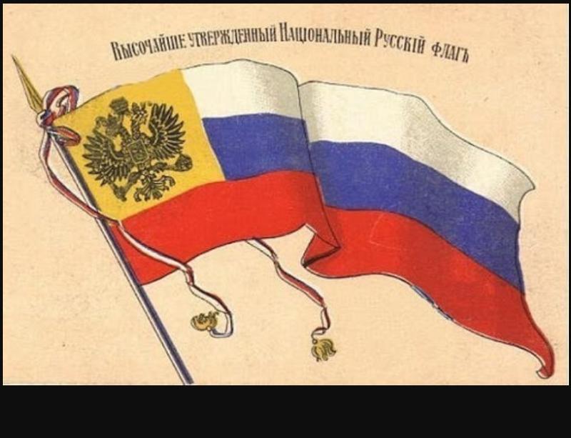 Russia's tweet photo. #DYK? The Russian flag was born along with the first Russian warships &amp; until the 19th century remained a part of mainly naval culture.

⬜️🟦🟥It was only in 1883, on this very day, that white-blue-red colors were declared the national colors of Russia by decree of Alexander III. https://t.co/p3GDae7OLQ