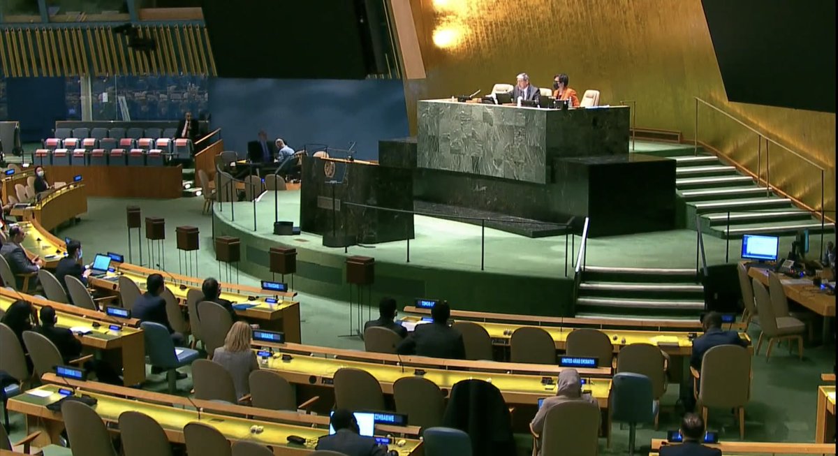 AlMissionUN's tweet photo. At #UNGA today, elections🗳 for the
#HumanRightsCouncil:

Congratulations to @CzechUNNY 🇨🇿 on your election as member of the UN Human Rights Council.

Albania 🇦🇱 looks forward to working with you to protect and promote #HumanRights ⚖️ https://t.co/WwBFM0tYTw