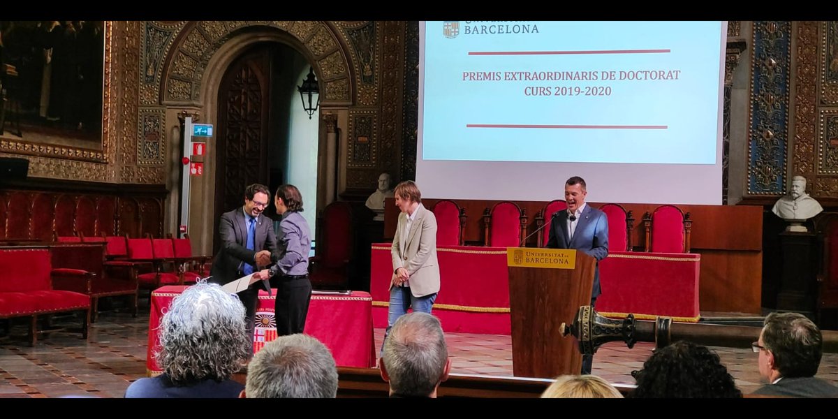 Laia Navarro-Martin (@navarromartinl) on Twitter photo Very happy of <a href="/MartinezLopez_R/">Rubén Francisco Martínez López</a> for receiving the award "Premi extraordinari de Doctorat" for his PhD thesis. Way to go! Proud supervisors 🌟 Very happy of <a href="/MartinezLopez_R/">Rubén Francisco Martínez López</a> for receiving the award "Premi extraordinari de Doctorat" for his PhD thesis. Way to go! Proud supervisors 🌟