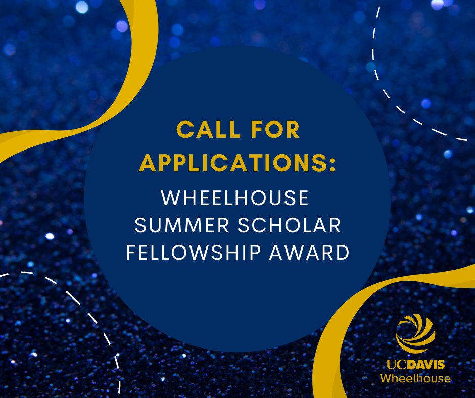 UCDWheelhouse's tweet photo. 📢 Are you a PhD student seeking summer support for your research on the @CalCommColleges? Apply for the first annual Wheelhouse Summer Scholar Fellowship. Includes stipend and opportunity to share your work. More info/app link here: https://t.co/URYO4ynO6y https://t.co/RMLY5iDGmN