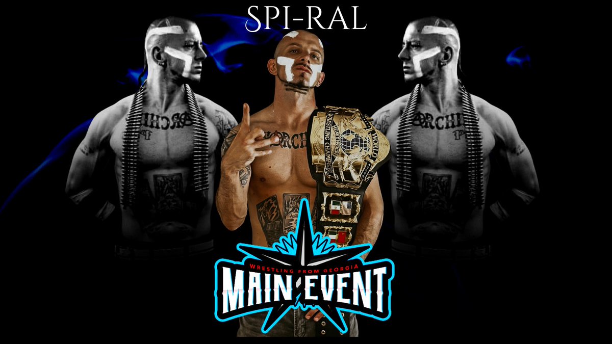IWNWrestling's tweet photo. Come see what #maineventunderground champion Spi-Ral has to say after the vicious attacks by #BGU members @Bullock_B_BGU @posedmaloneJRY &amp; @ParkerLi_4_hire on may 21 link for tickets ⬇️ 
https://t.co/Oaa8Eqvikr https://t.co/LeukJUkEJi