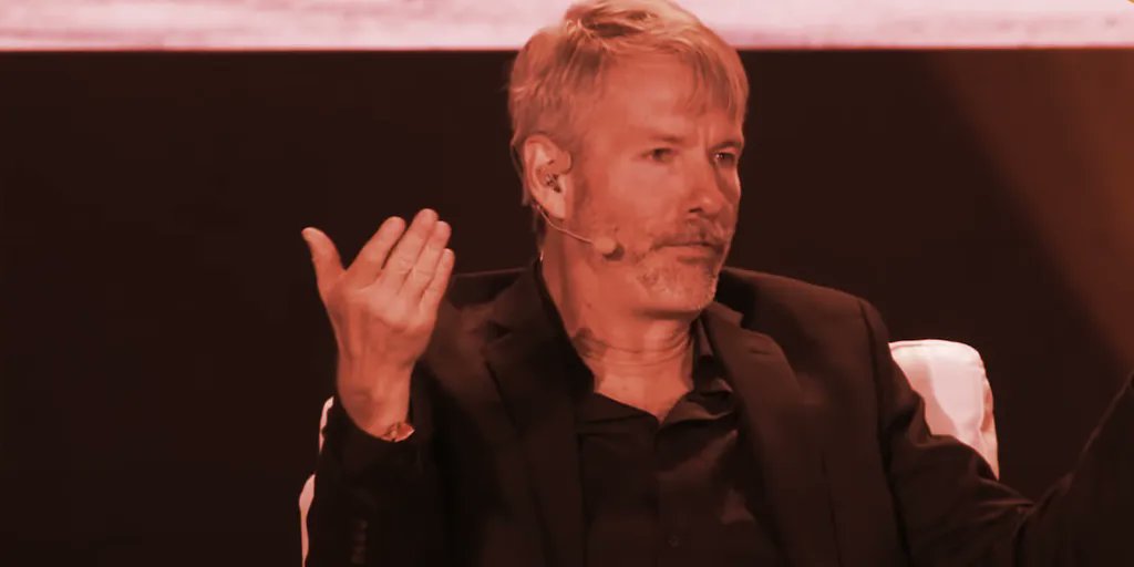 DecryptMedia's tweet image. MicroStrategy CEO @saylor said "the company could post some other collateral" if $BTC really tanks. decrypt.co/99970/michael-…