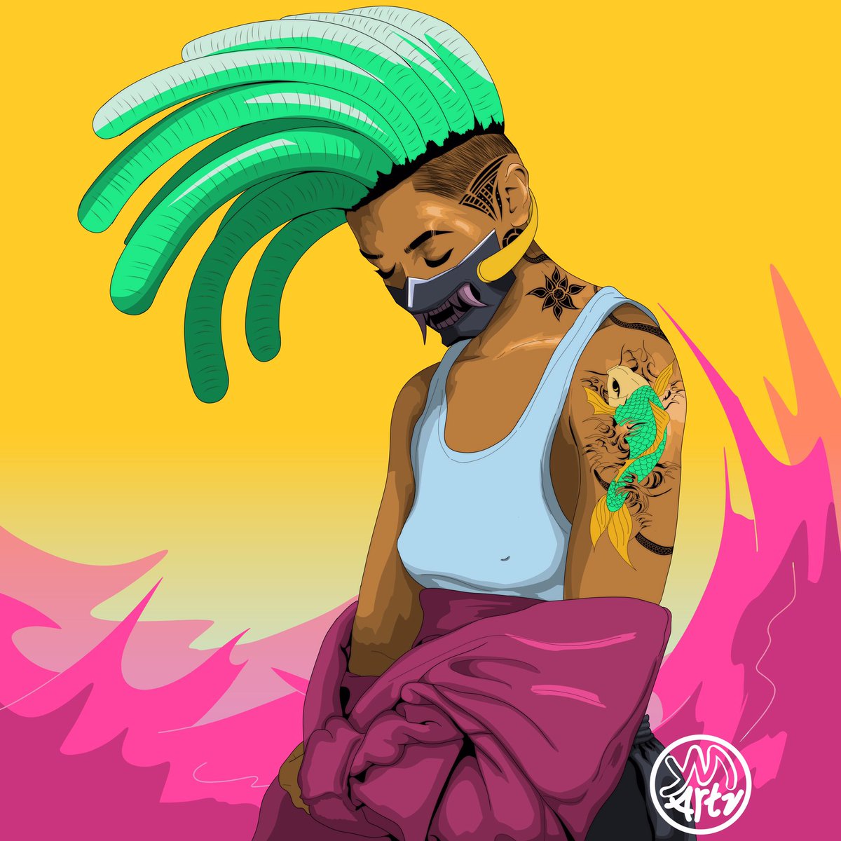 YmYosemite's tweet photo. Illustration vs Reference β£οΈ
π»
Tags: #graphic #digitalart #ymartz #digitalillustration #digitalartwork #locs #punk #koi #hazard https://t.co/AEi9Gh5sNG