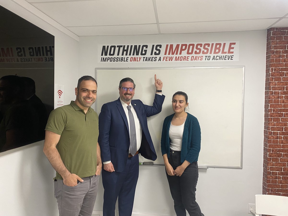 HeroHouseio's tweet photo. We had the pleasure of hosting @ArdyKassakhian, the Mayor of the City of Glendale at Hero House. We discussed @SmartGateVC's initiatives at Hero House. Stay tuned for exciting updates! #glendaletech #herohouse https://t.co/CWZihrmx7V