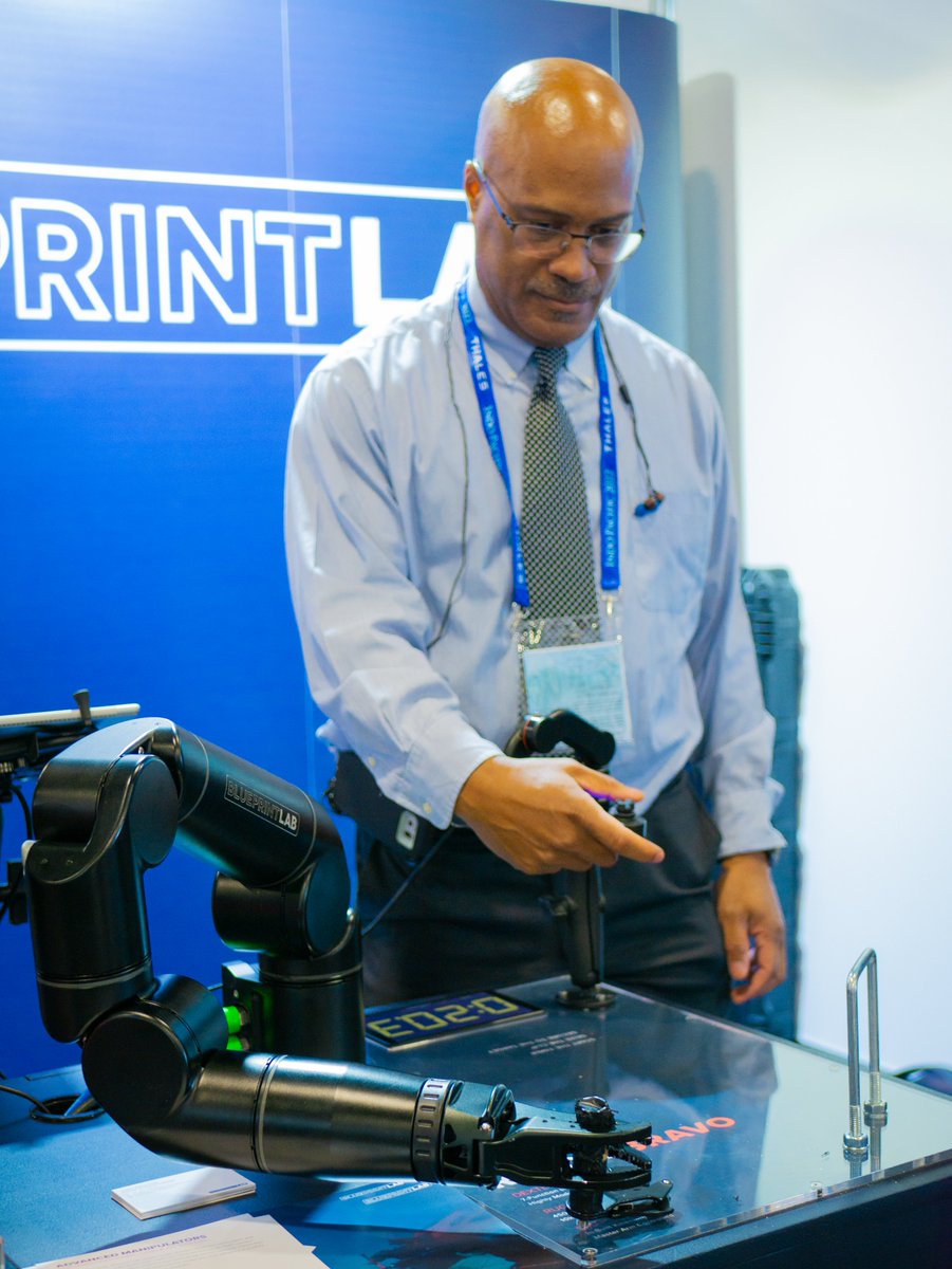 reach_robotics's tweet photo. We're all set for Day 2 of INDO PACIFIC International Maritime Exposition! ⚓️ Drop by Booth 1K22 today and tomorrow - say hello to our team and have a go operating our robotic arms to secure objects to their targets 🦾

See you there! 🇦🇺
#indopacific2022 #targetpractice #robotics https://t.co/vhrv8JLgtW
