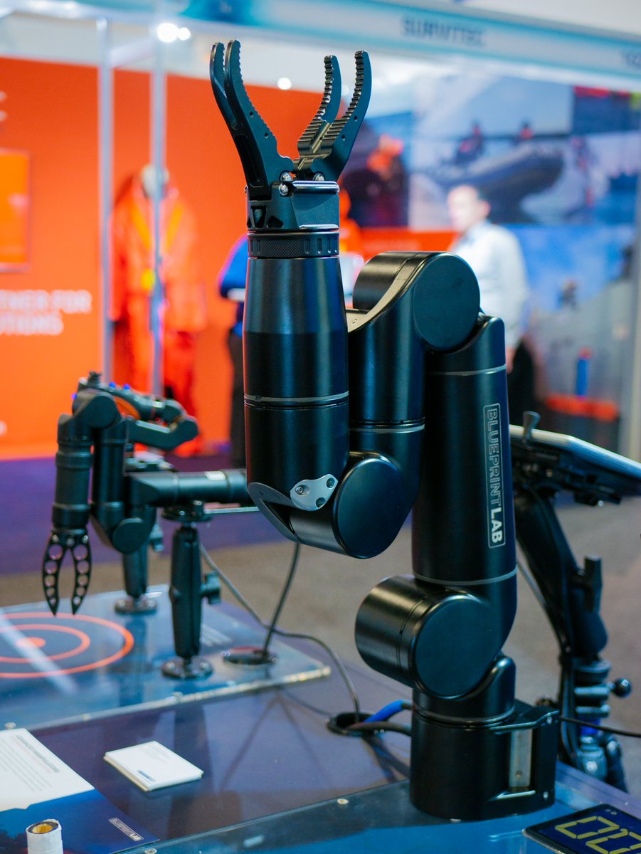 reach_robotics's tweet photo. We're all set for Day 2 of INDO PACIFIC International Maritime Exposition! ⚓️ Drop by Booth 1K22 today and tomorrow - say hello to our team and have a go operating our robotic arms to secure objects to their targets 🦾

See you there! 🇦🇺
#indopacific2022 #targetpractice #robotics https://t.co/vhrv8JLgtW