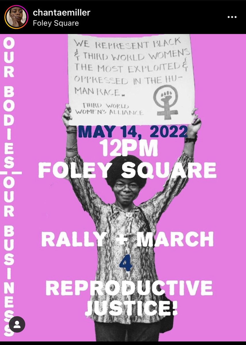 protest_nyc's tweet photo. Weekend preview for #ReproductiveJustice:

12pm Foley Square, Manhattan
12pm Cadman Plaza, Brooklyn 
12pm Riverhead, Long Island https://t.co/gTNMiXSF0I