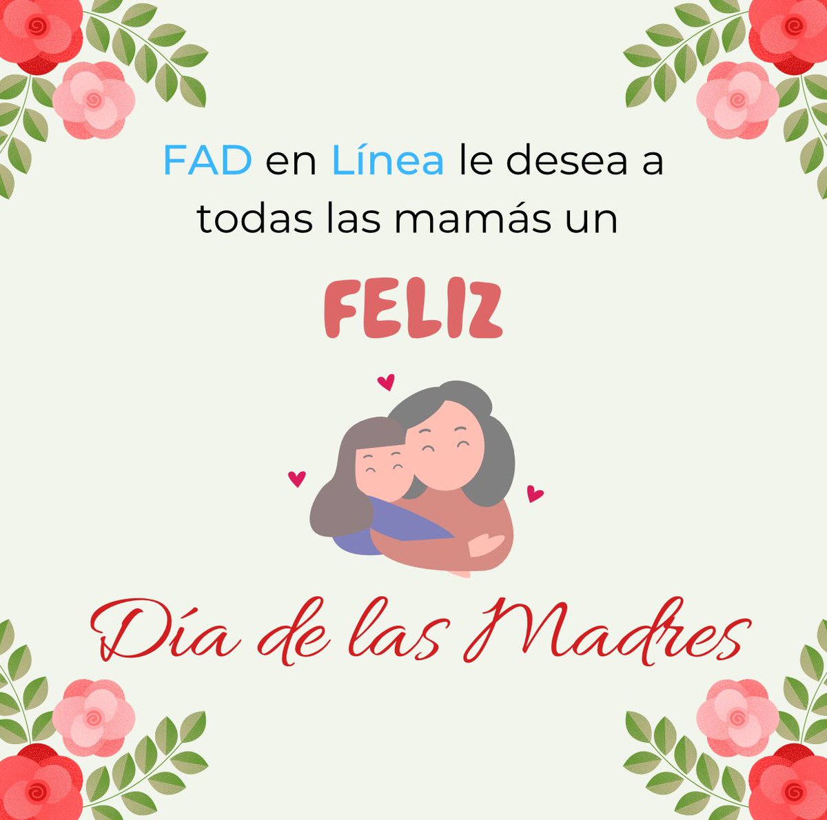 centre_fad's tweet photo. ¡Feliz día a todas las mamás!💗🎨 https://t.co/Gfhku8139K