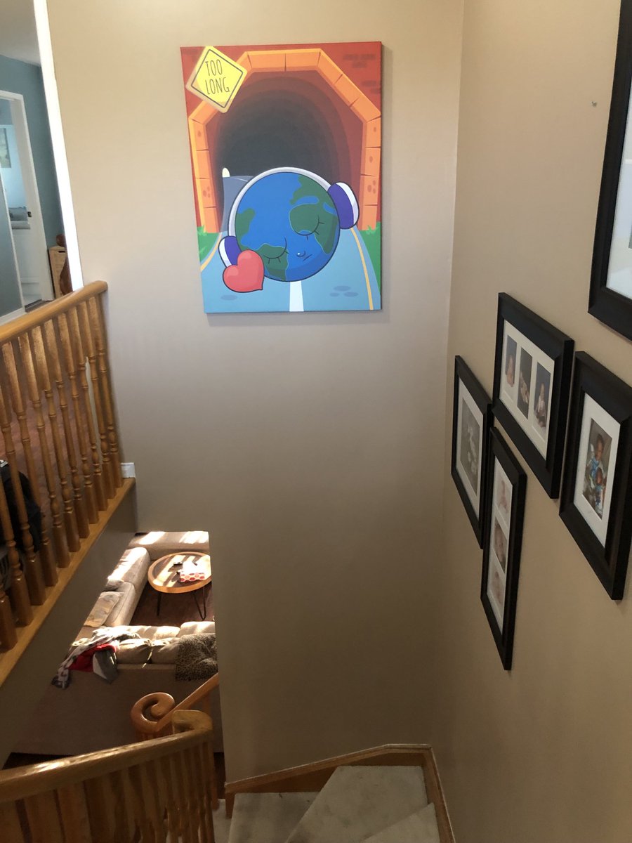 Our “The World is Full of Love, Start Listening” ⁦<a href="/veefriends/">VeeFriends</a>⁩ has just arrived. Gave it the premium spot in our home to enjoy every day ❤️ ⁦<a href="/garyvee/">Gary Vaynerchuk</a>⁩ ⁦<a href="/Kevin_KG_Graham/">KG</a>⁩ ⁦<a href="/Matteo_J_G/">Matteo Graham</a>⁩