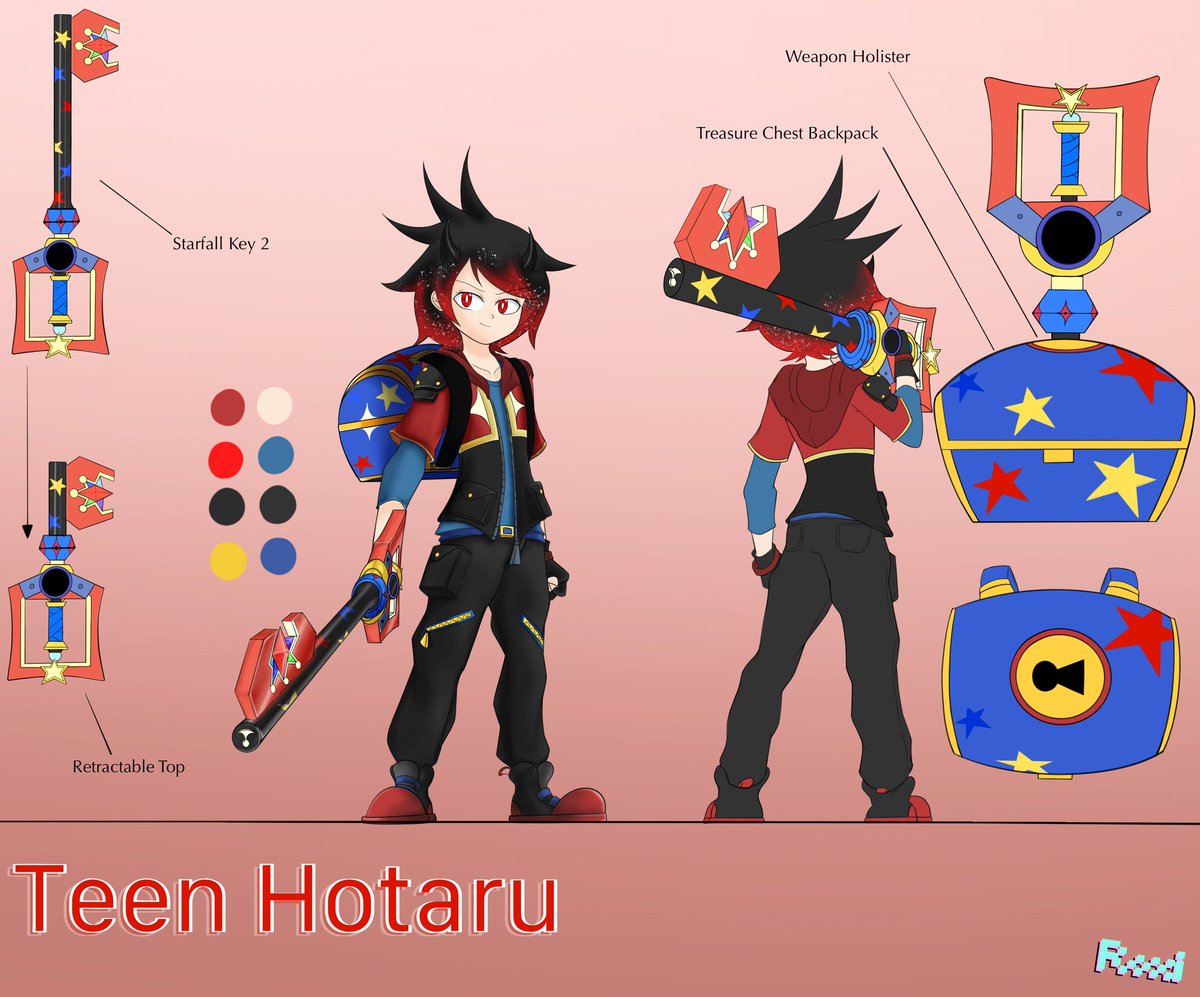 GhostChan3's tweet photo. This is more of a what-if drawing. Here is what Hotaru would look like at age 15 and becoming a blight hunter like Anko and her team
#charactersheet #characterdesign #originalcharacter https://t.co/Ofg2rFRBQB