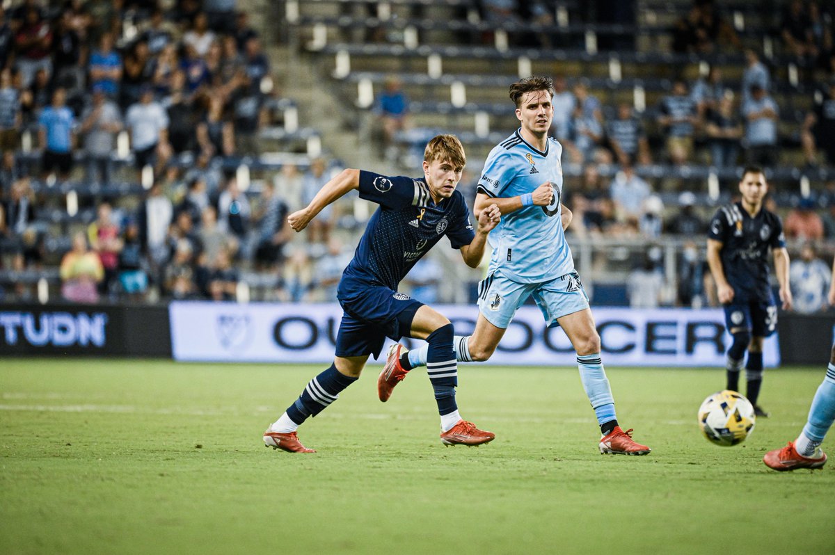 SportingKC_PR's tweet photo. Making their first-ever #SportingKC starts are Kayden Pierre, Jake Davis and Spencer Glass.

Pierre and Davis have appeared once for Sporting KC this season and Glass has made six starts for @SportingKCII in MLS NEXT Pro. 

#SKCvDAL https://t.co/je9PTuPXqo