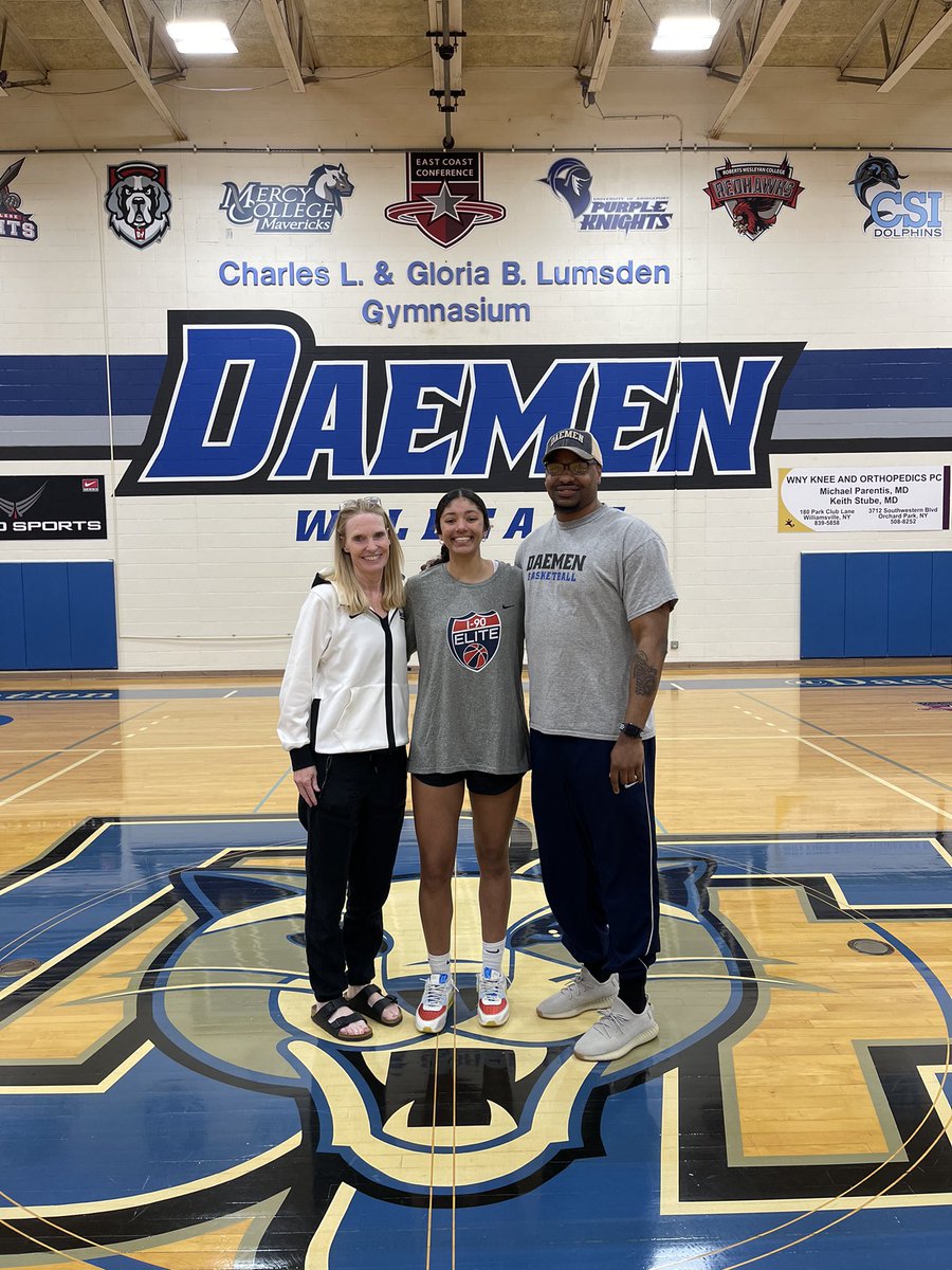 Thank you @DC_Coach_Banker and the entire coaching staff at <a href="/DaemenWBB/">Daemen Women’s Basketball</a> for a great visit. I’m truly appreciative and excited to have been offered a scholarship to play for the Wildcats! <a href="/I90ELITE/">I-90 Elite Girls AAU</a> <a href="/LOVEHOOPS007/">Randy Wright</a>