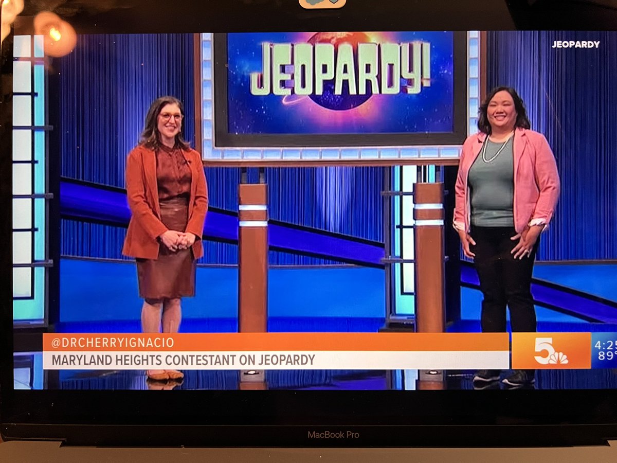 Also made the local news! Thanks <a href="/ksdknews/">KSDK News</a>! #Jeopardy