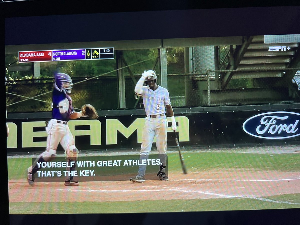 Deetroit_Dave's tweet photo. Watching #AAMU vs. #UNA AAMU winning 5-2 #AAMUBaseball https://t.co/Q6aGtyRYRQ