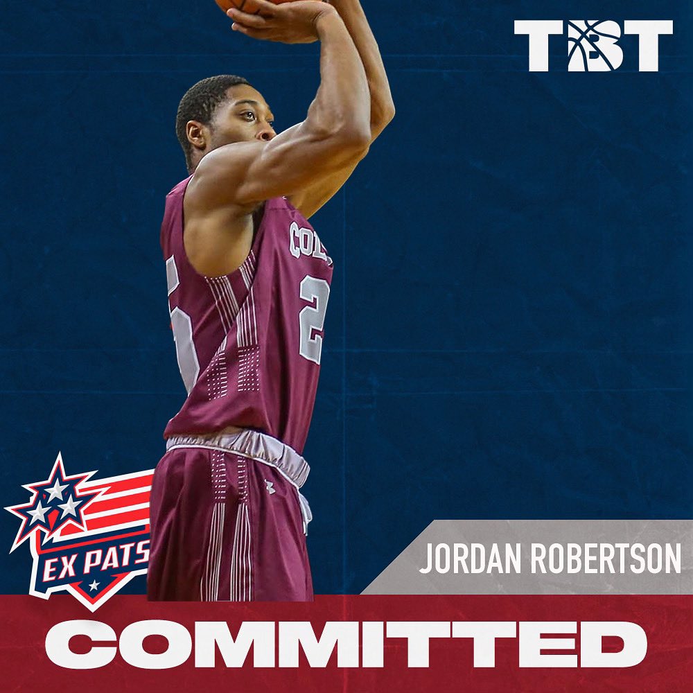 Excited to introduce another Colgate alum in Jordan Robertson. Since graduation, he’s been playing professionally in Canada, Georgia and, most recently, the US. He averaged 16.7 points a game for the Syracuse Stallions in The Basketball League. Welcome, Jordan! https://t.co/v94jZxdikh
