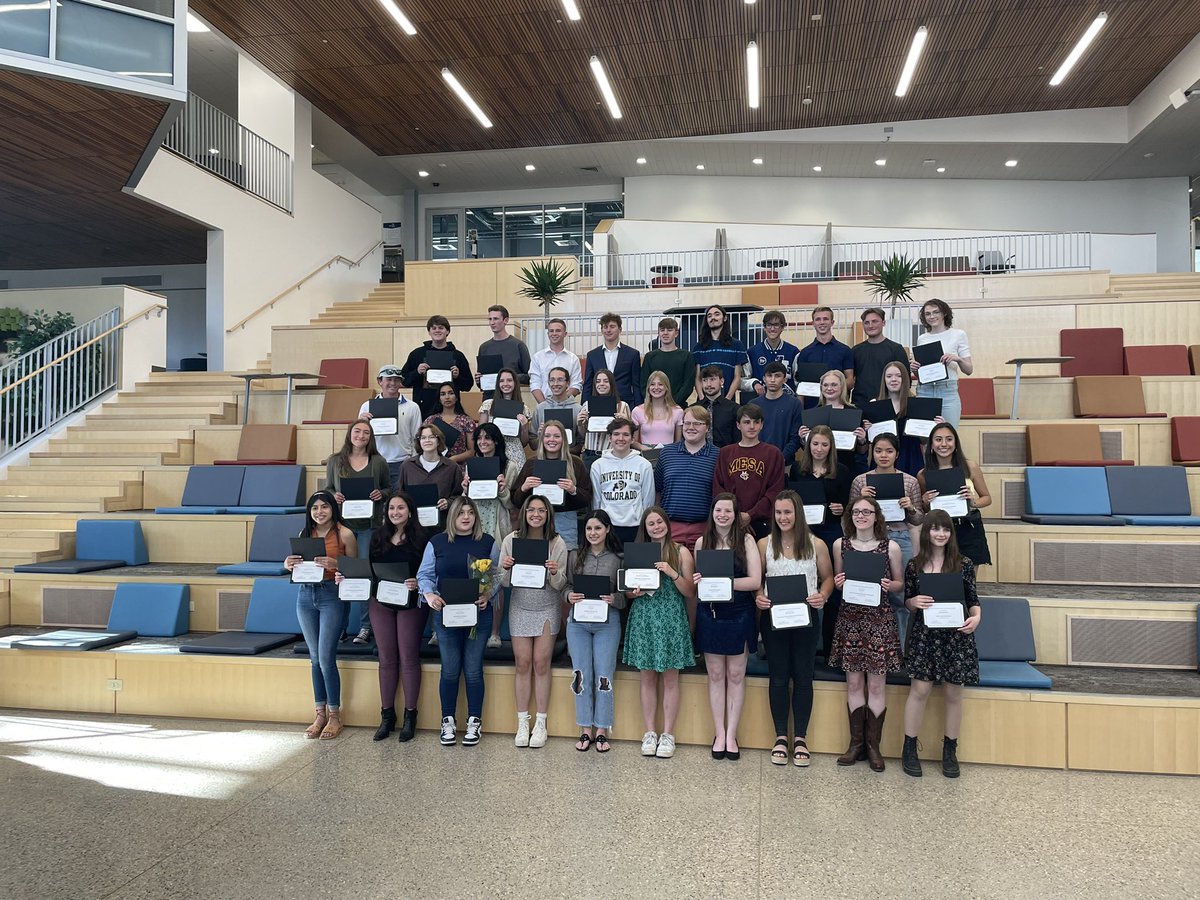 Frederick_HS's tweet photo. Congratulations FHS seniors and all @SVVSD seniors who were awarded an @StVrainEdFund scholarship tonight! Thank you to all the funders who support these amazing students! Good work Warriors! #stvrainstorm @SVVSDsupt @SVVSDdeputy https://t.co/y8FhTECBAK