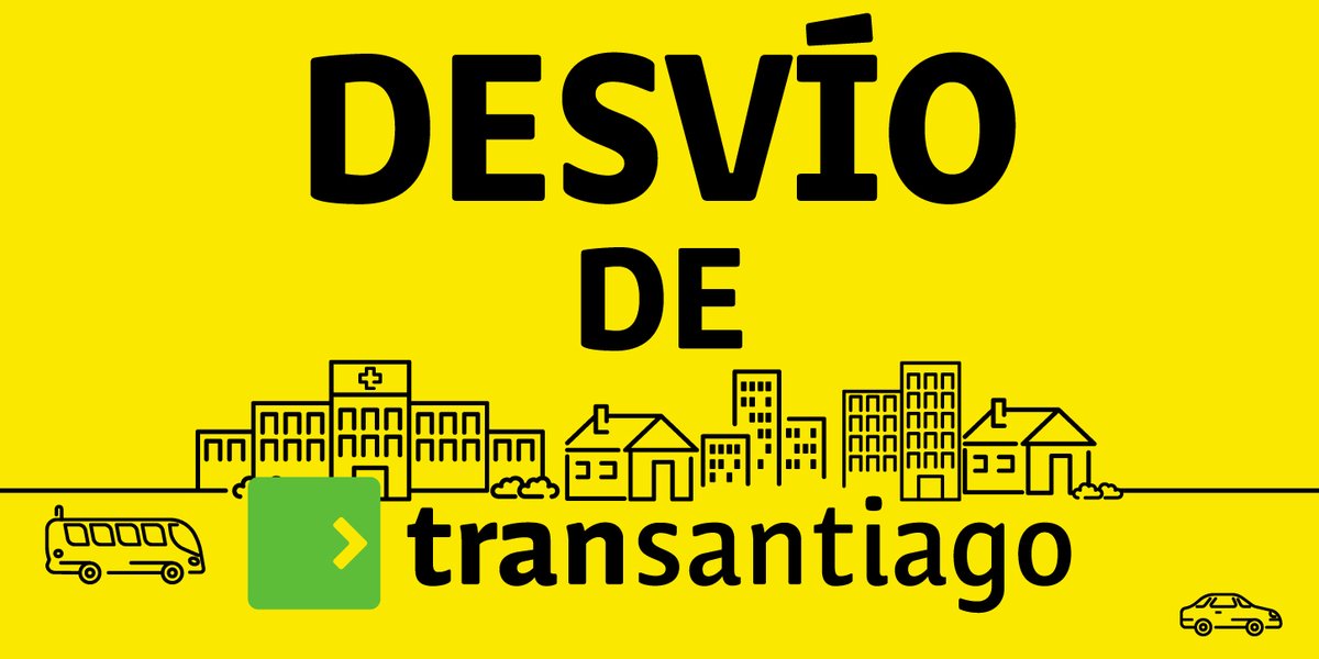 Transantiago's tweet photo. ⚠ATENCIÓN
Se mantienen activos los siguientes #DesvíosPreventivos :
⤵ #SantiagoCentro en Alameda y transversales.
⤵ #EstCentral en sector de Villa Francia.
⤵ #PAC en sector de La Victoria.
#PlanificaTuViaje y revisa el estado del sistema y rutas de desvíos en nuestra app📲. https://t.co/xGYqVr0rvQ