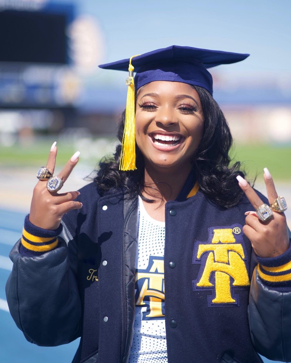 jasmineexoxox's tweet image. Dear NCAT Track and Field,

Four rings later and your 2x Big South Conference Champion and Hammer Throw school record holder is officially signing out. 

Thank you for everything.