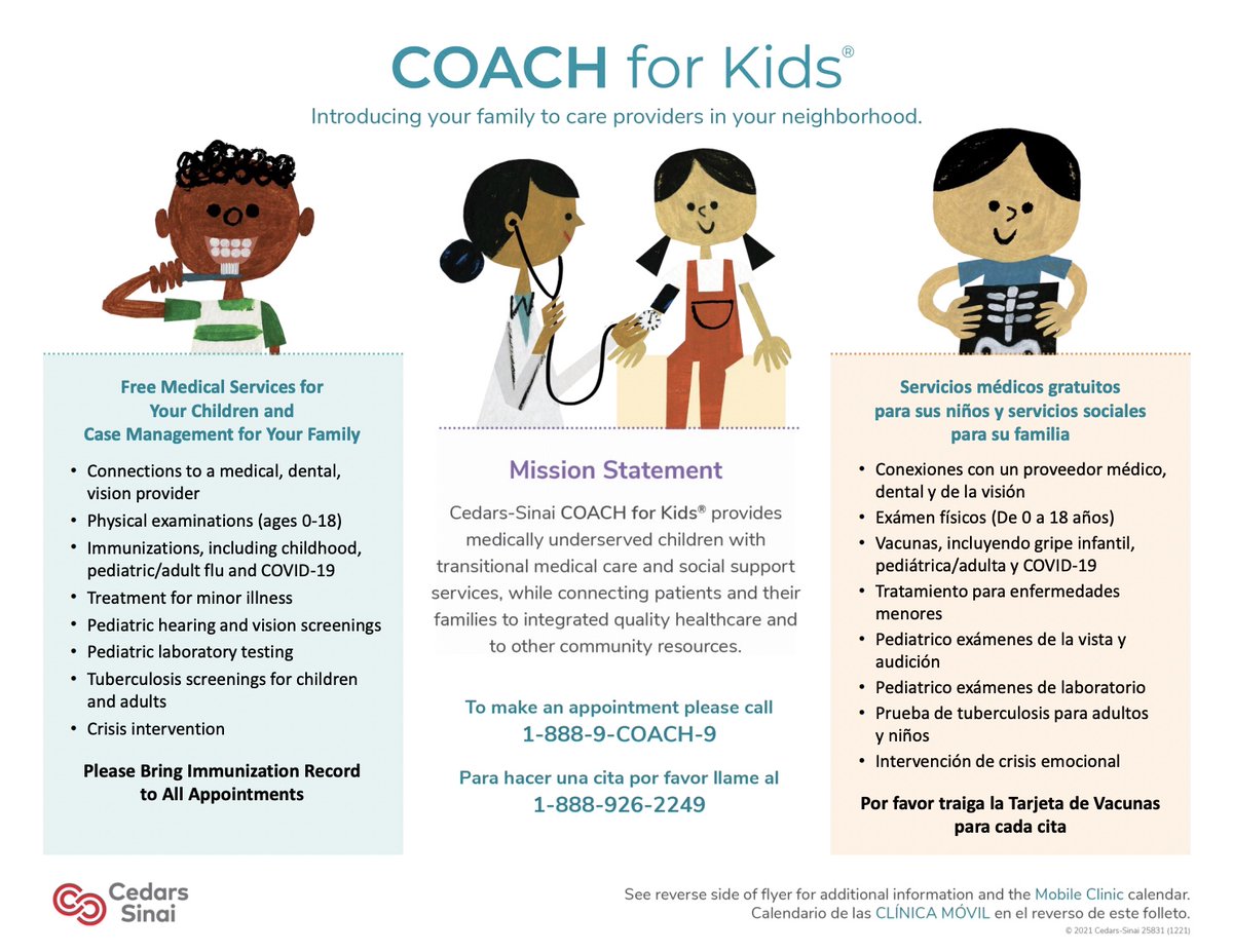 Tomorrow, May 11th, the Coach For Kids Mobile Clinic will be at Westbrook Middle School from 9:00am - 3:00pm. They offer free medical services for children! Check out the pics for more details about the Mobile Clinic and to learn what services they offer.