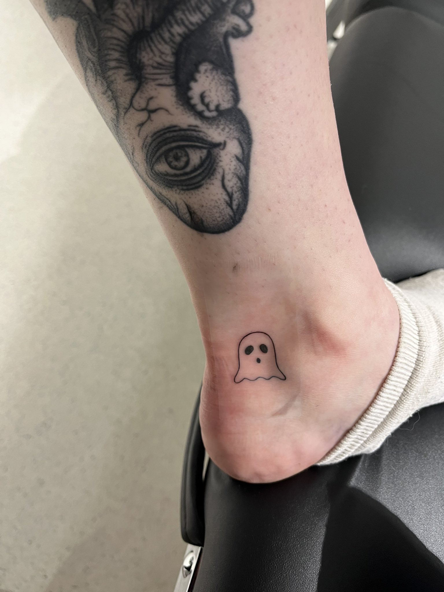 Boo Ghost Temporary Tattoo  Set of 3  Tatteco