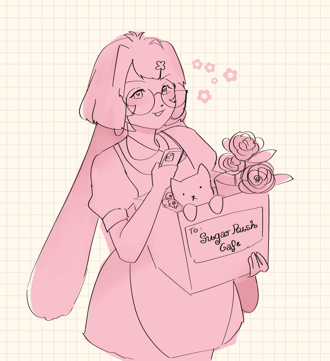 kunehomiso's tweet photo. last minute drop off for @honeybunchies_!  you’re all coming the Sugar Rush’s grand opening, right?? 

8pm PDT @ https://t.co/4GTJeKjpC2

art by; @soliloqueued 

ʚ✿┃#Vtuber | #ENVtuber | #VTuberEN | #VTuberUprising | #VtuberDebut |#kuneART┃ஐɞ https://t.co/YfjwXKBlMN